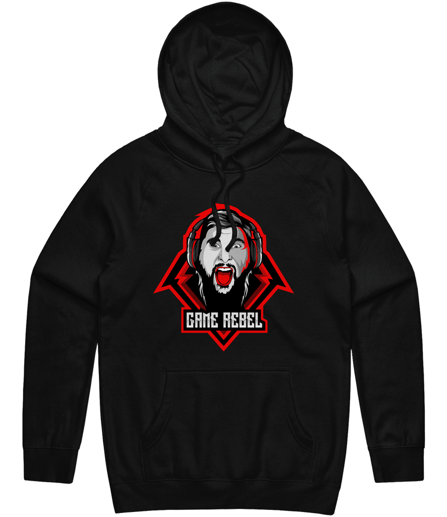 Game Rebel Logo Hoodie - Black - ARMA - Hoodie