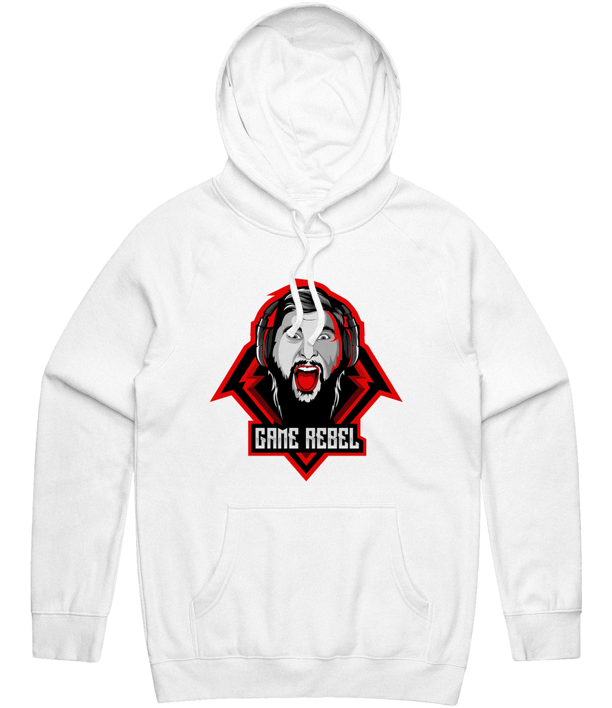 Game Rebel Logo Hoodie - White - ARMA