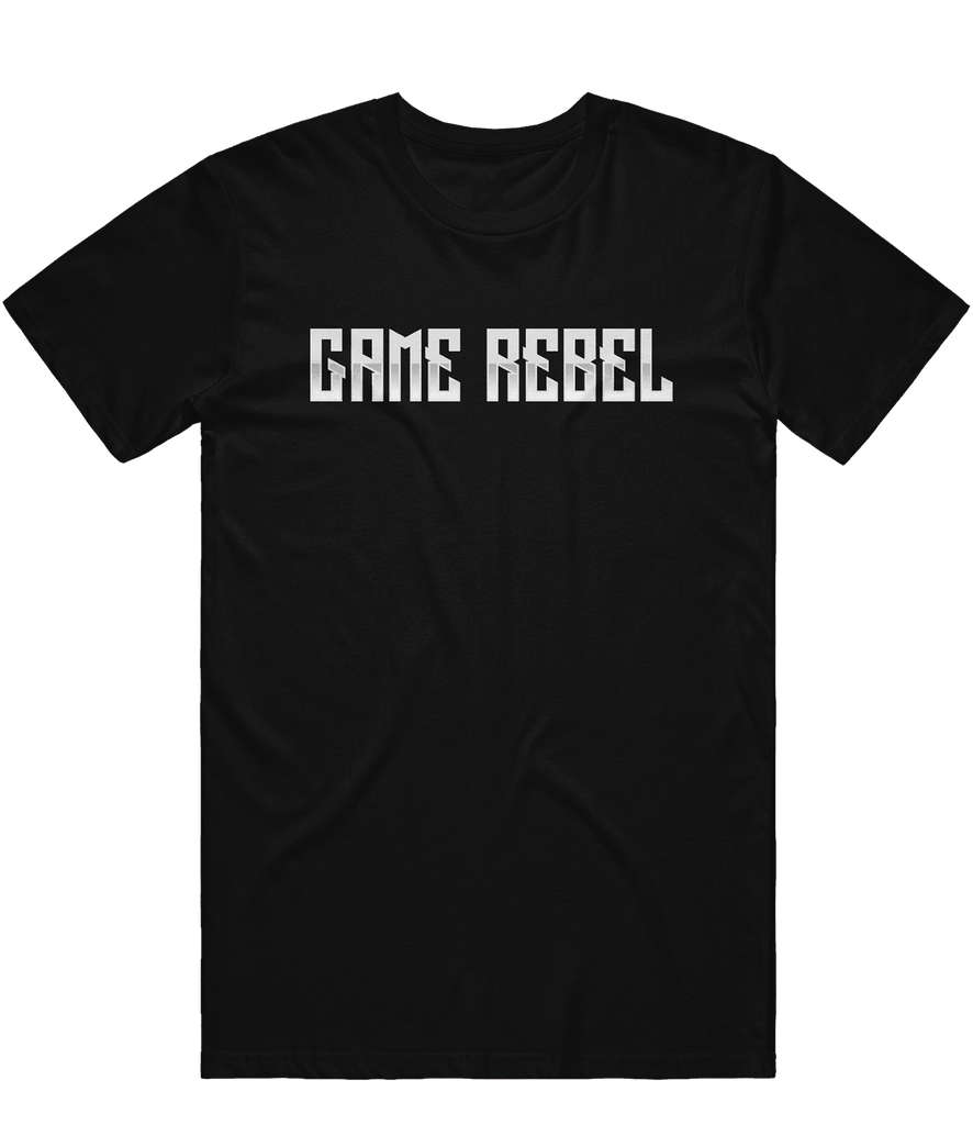 Game Rebel Text Tee - Black - ARMA