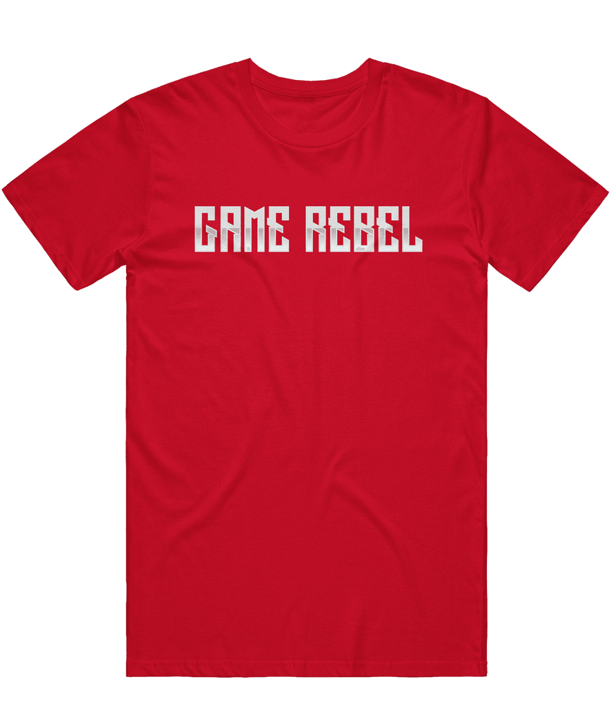Game Rebel Text Tee - Red - ARMA