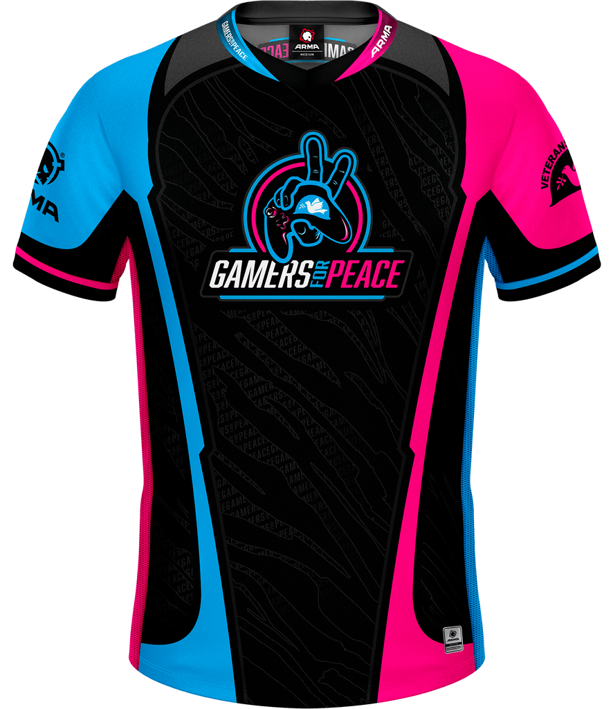 Gamers For Peace ELITE Jersey - Black - ARMA - Esports Jersey