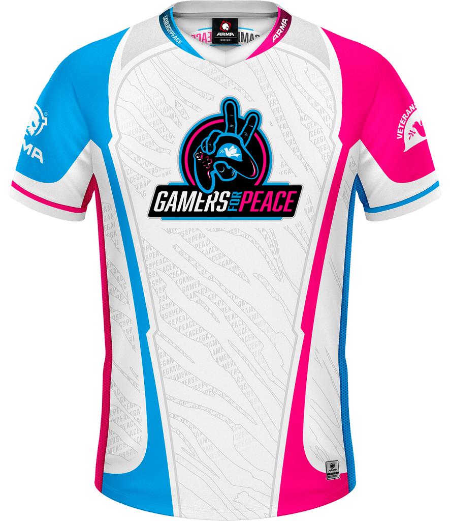 Gamers For Peace ELITE Jersey - White - ARMA