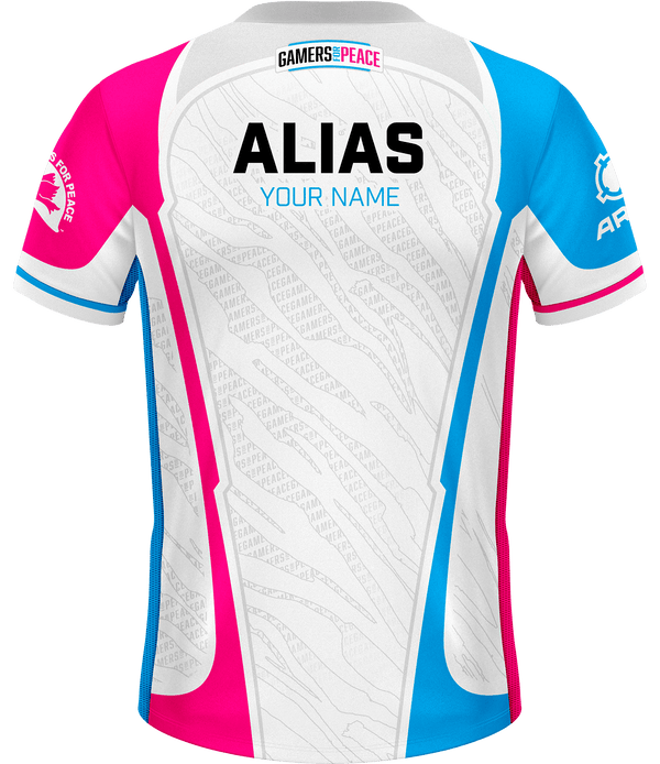 Gamers For Peace ELITE Jersey - White - ARMA - Esports Jersey