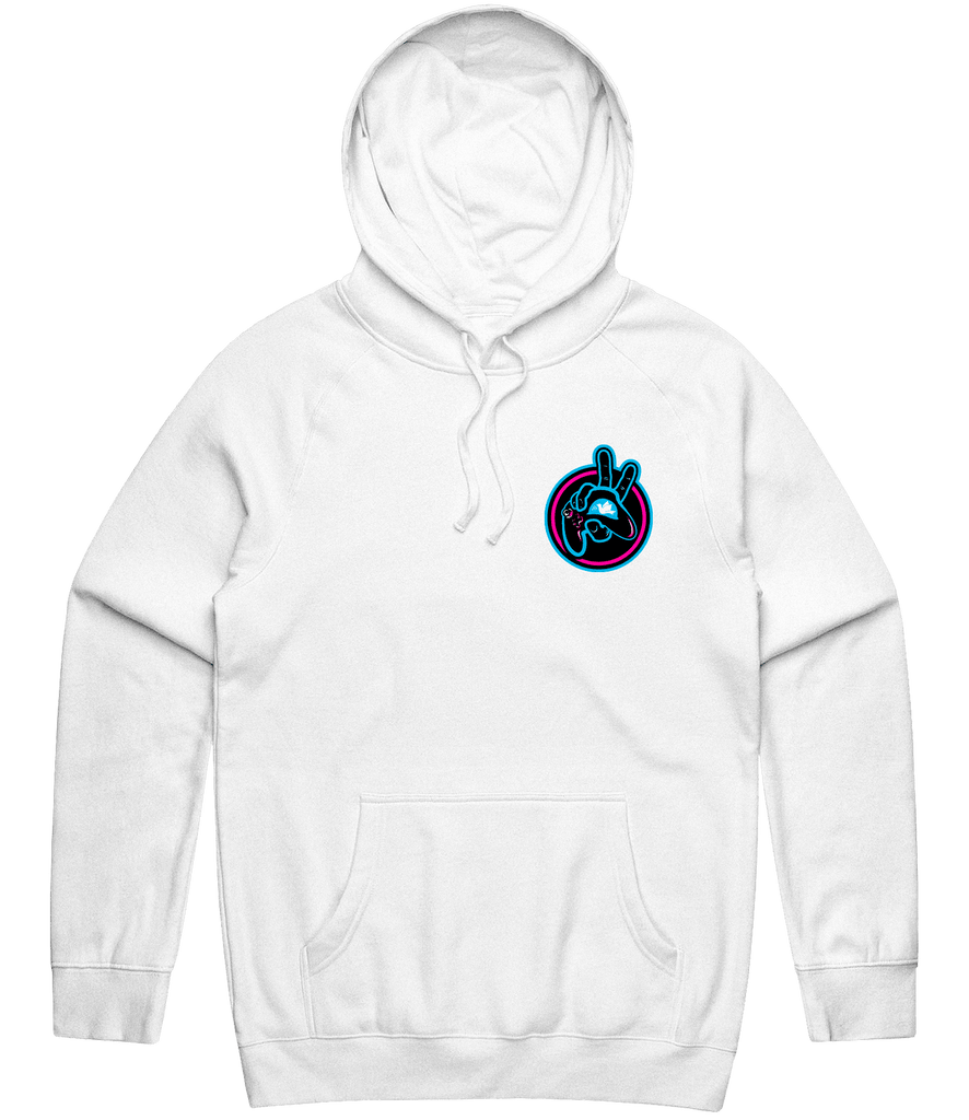 Gamers For Peace Icon Hoodie - White - ARMA - Hoodie