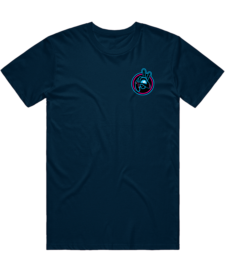 Gamers For Peace Icon Tee - Navy - ARMA