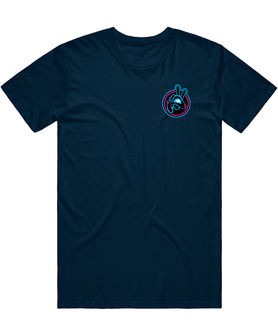 Gamers For Peace Icon Tee - Navy - ARMA - T-Shirt