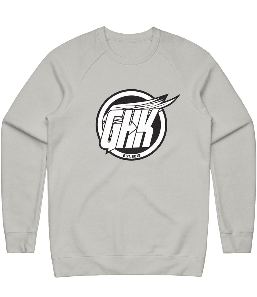 GHK Logo Crewneck - Grey - ARMA - Sweater
