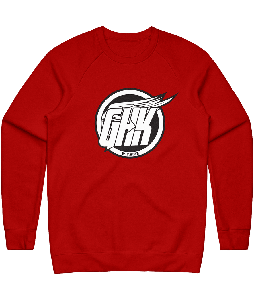 GHK Logo Crewneck - Red - ARMA