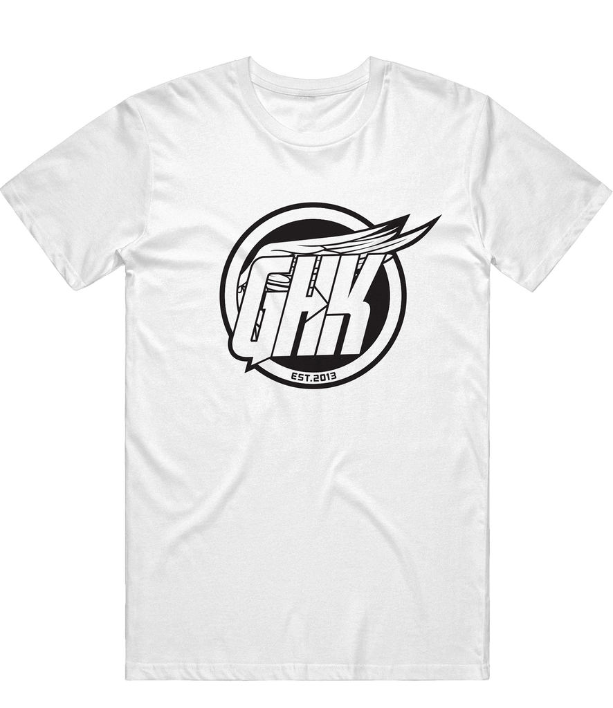 GHK Logo Tee - White - ARMA - T-Shirt