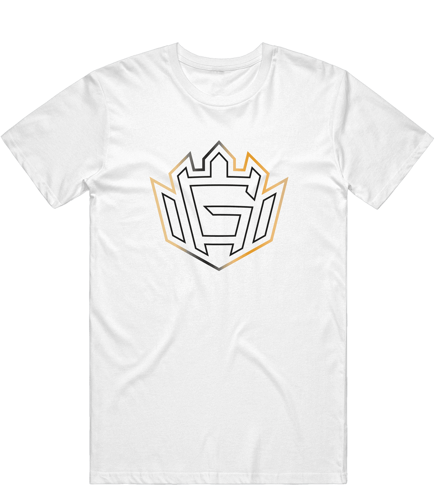 Gold Clan Logo Tee - White - ARMA - T-Shirt