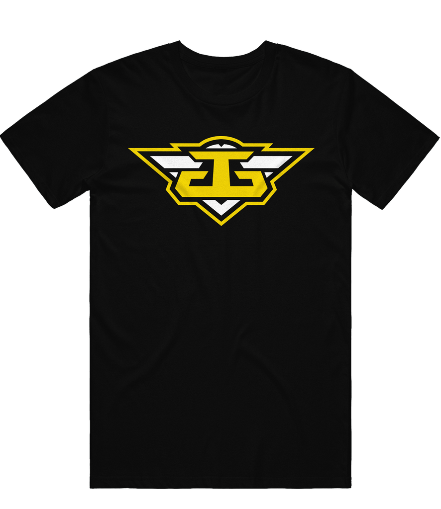 Golden Logo Tee - Black - ARMA - T-Shirt