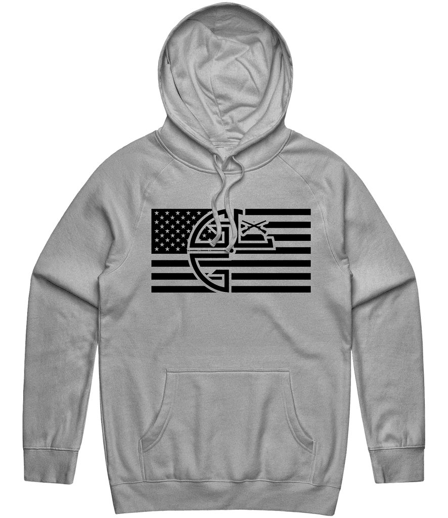 Gruntlife Flag Hoodie - Grey - ARMA