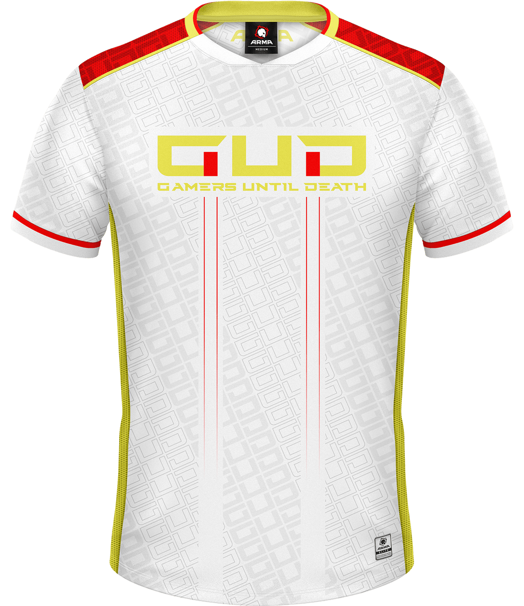 GUD ELITE Jersey - White - Custom Esports Jersey by ARMA