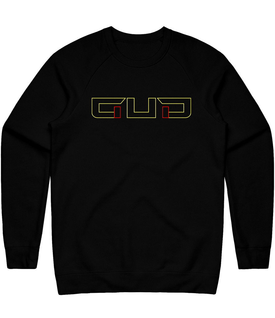 GUD Text Crewneck - Black - ARMA