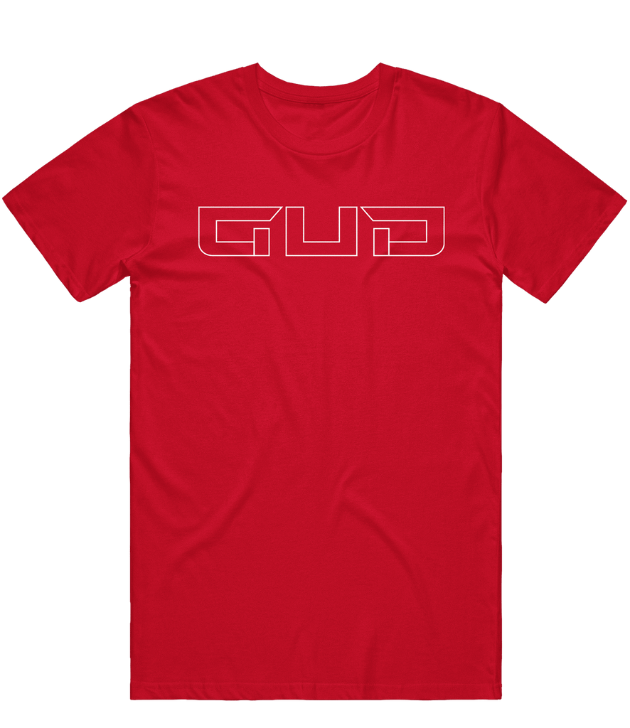 GUD Text Tee - Red - ARMA