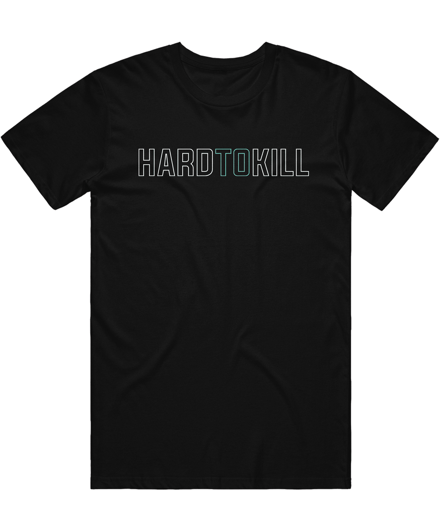 Hard To Kill Text Tee - Black - ARMA