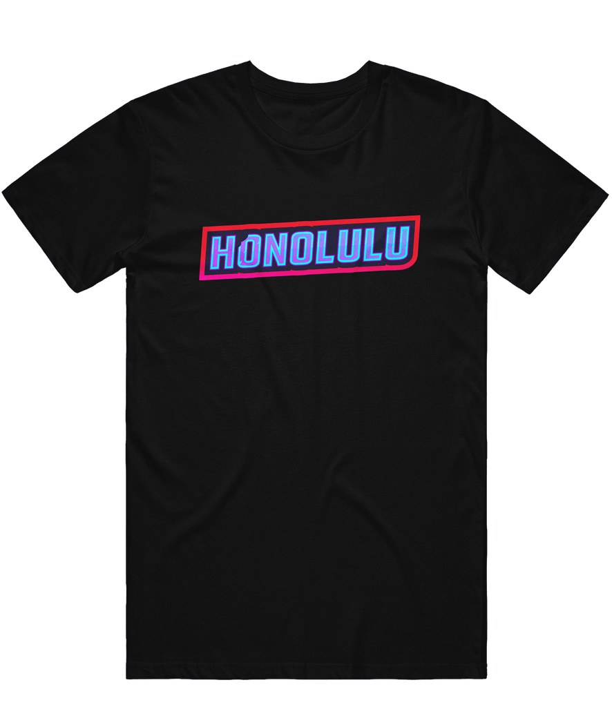 Honolulu Text Tee - Black - ARMA