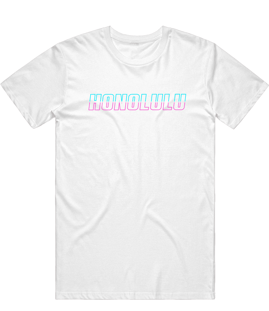 Honolulu Text Tee - White - ARMA