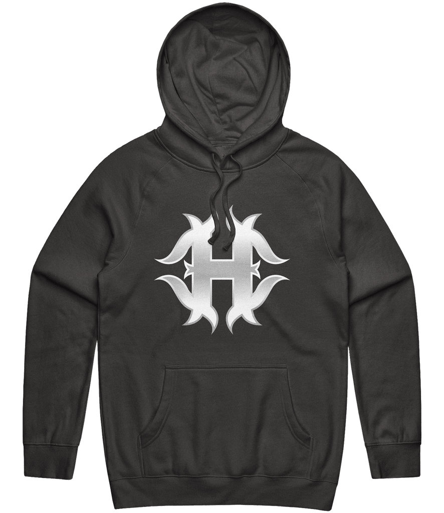 Hybrid Authority Logo Hoodie - Charcoal - ARMA
