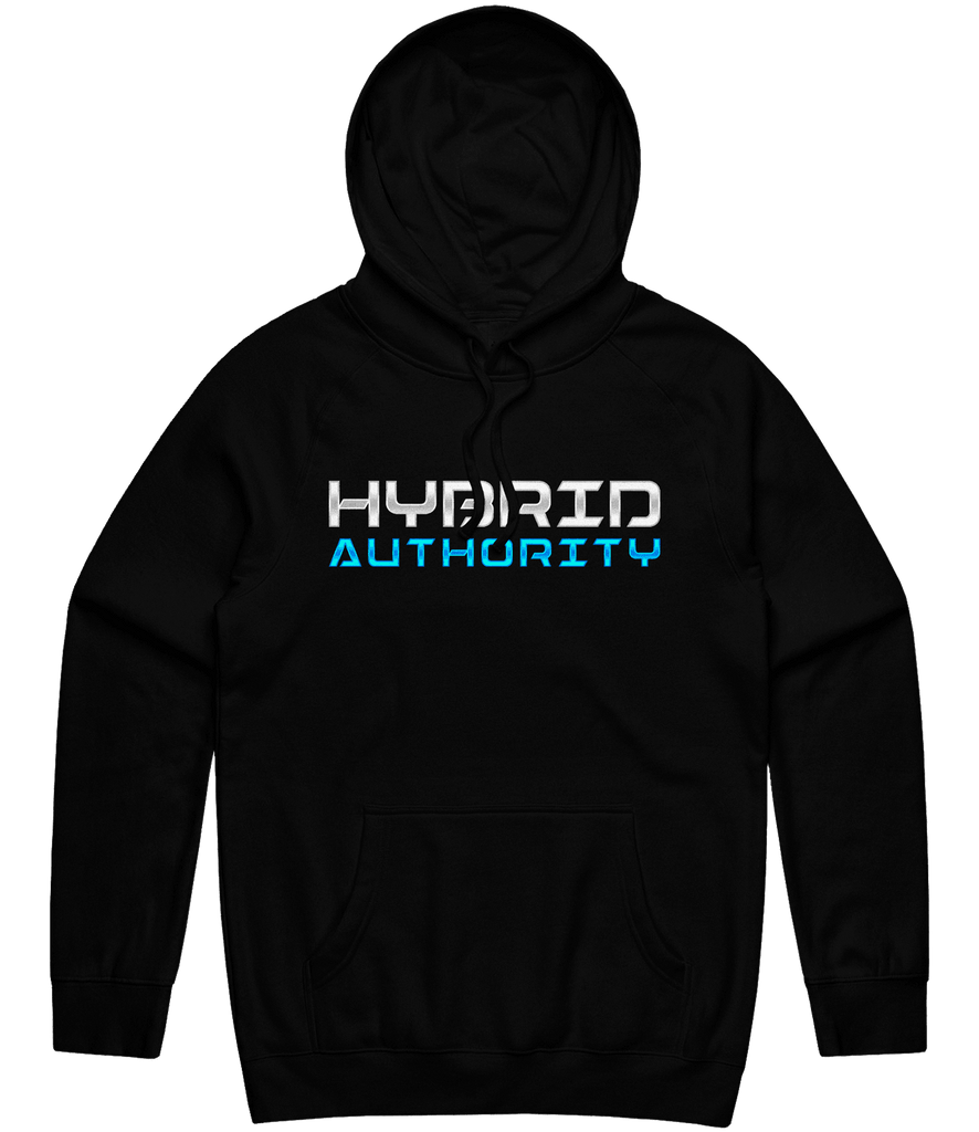 Hybrid Authority Text Hoodie - Black - ARMA