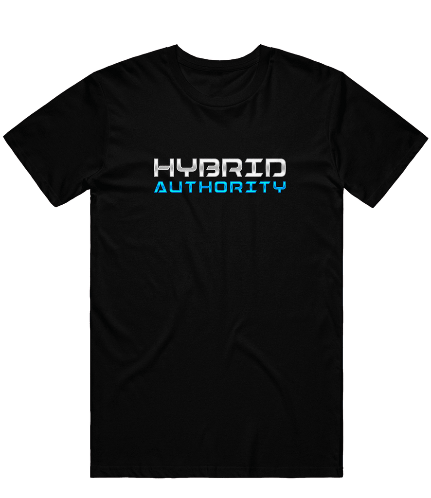 Hybrid Authority Text Tee - Black - ARMA