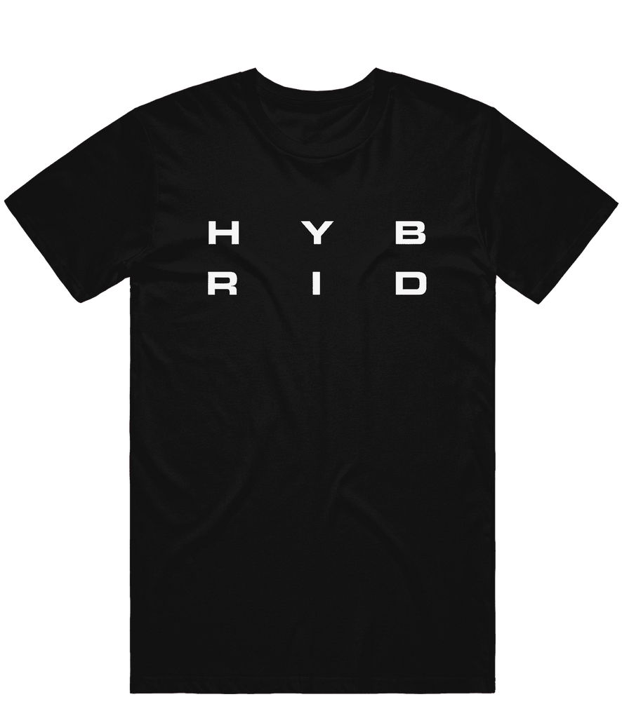 Hybrid Text Tee - Black - ARMA