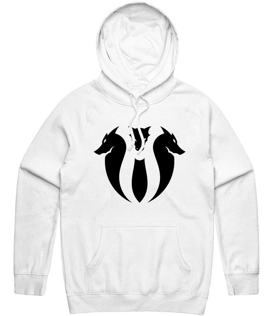 Hydra Logo Hoodie - White - ARMA - Hoodie