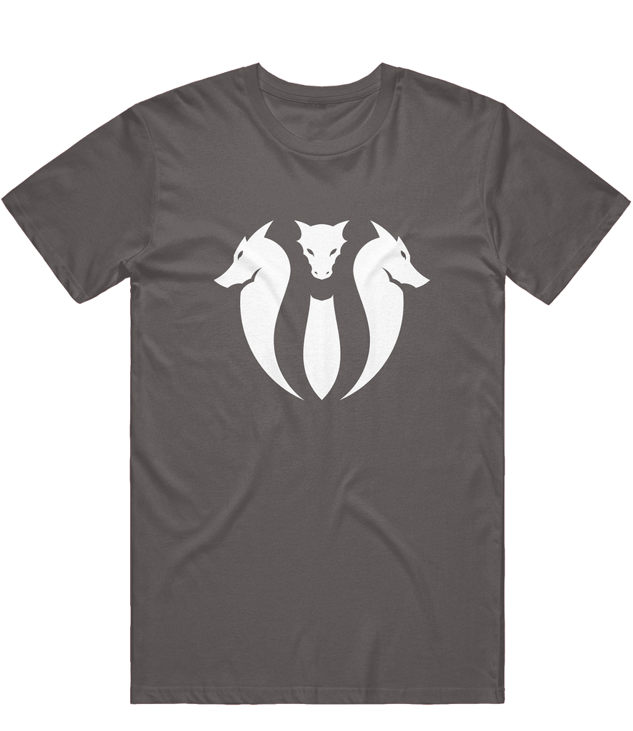 Hydra Logo Tee - Charcoal - ARMA - T-Shirt