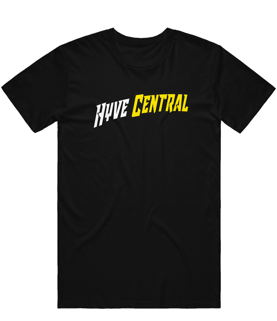 Hyve Central Text Tee - Black - ARMA - T-Shirt