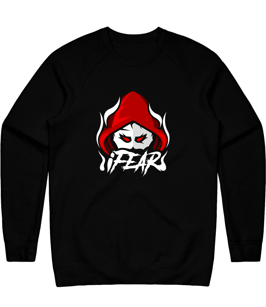 iFear Gaming Logo Crewneck - Black - ARMA - Sweater