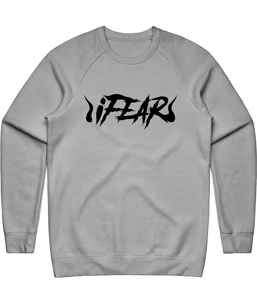 iFear Gaming Text Crewneck - Grey - ARMA - Sweater