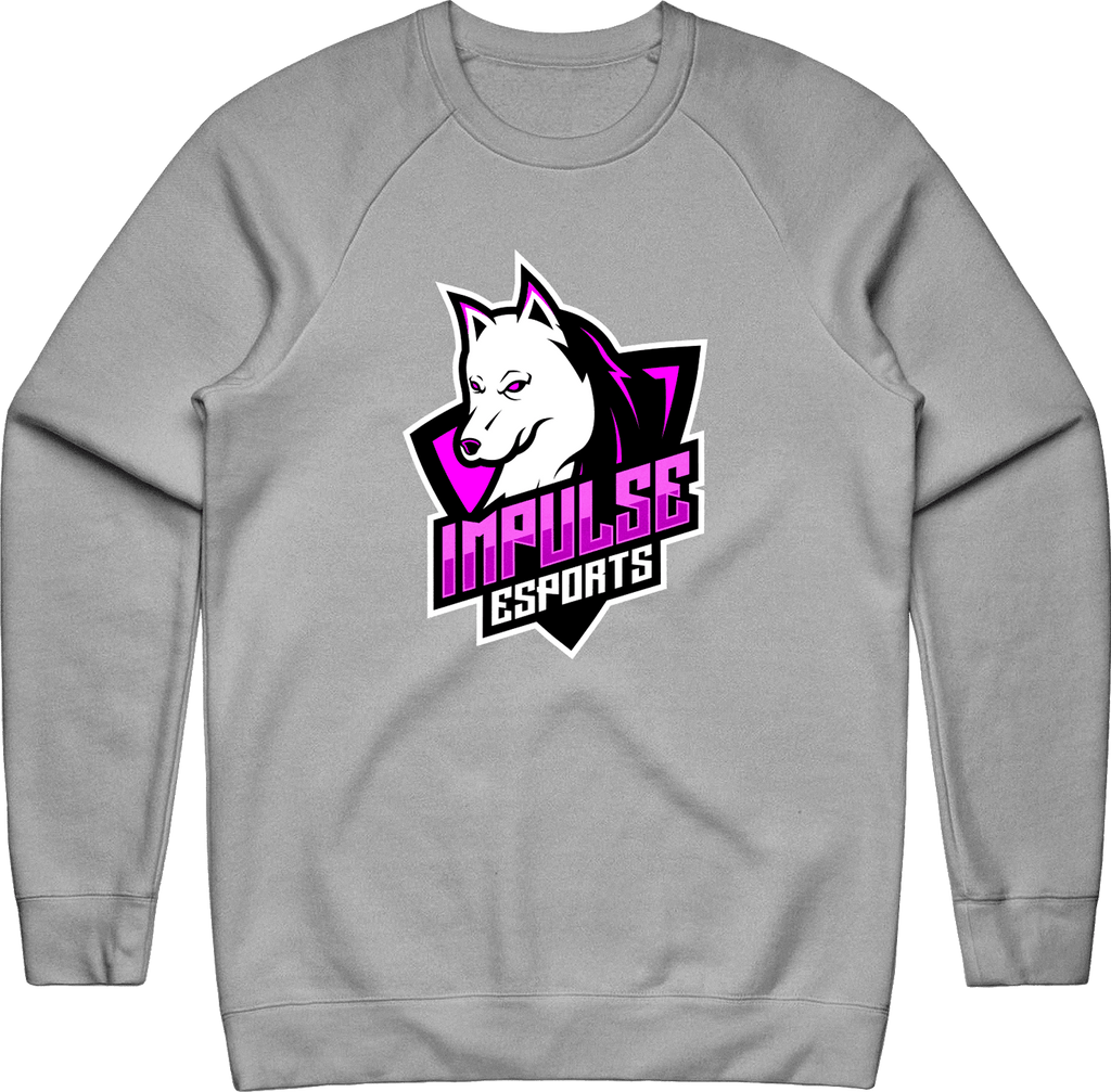 Impulse Logo Crewneck - Grey - ARMA - Sweater