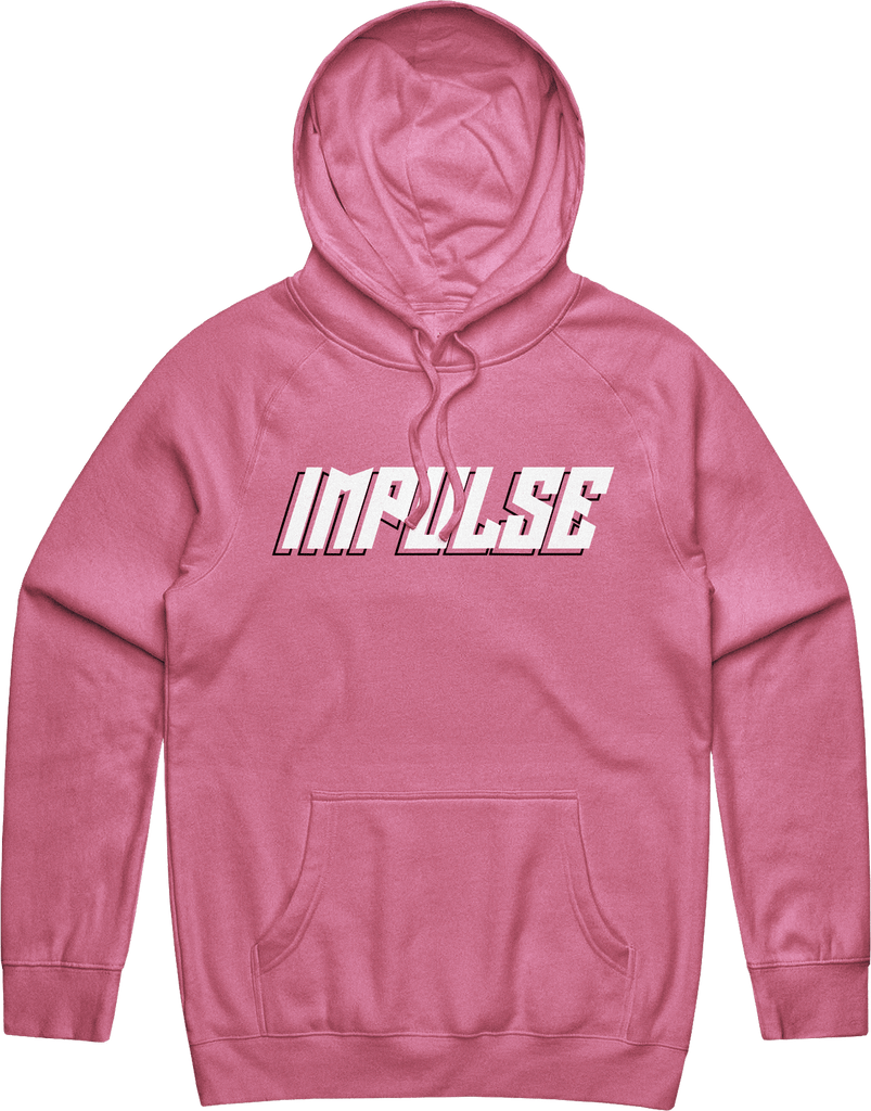 Impulse Text Hoodie - Pink - ARMA - Hoodie