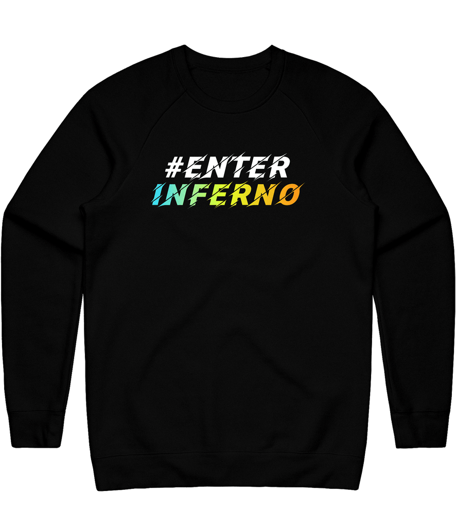 Inferno Text Crewneck - Black - ARMA