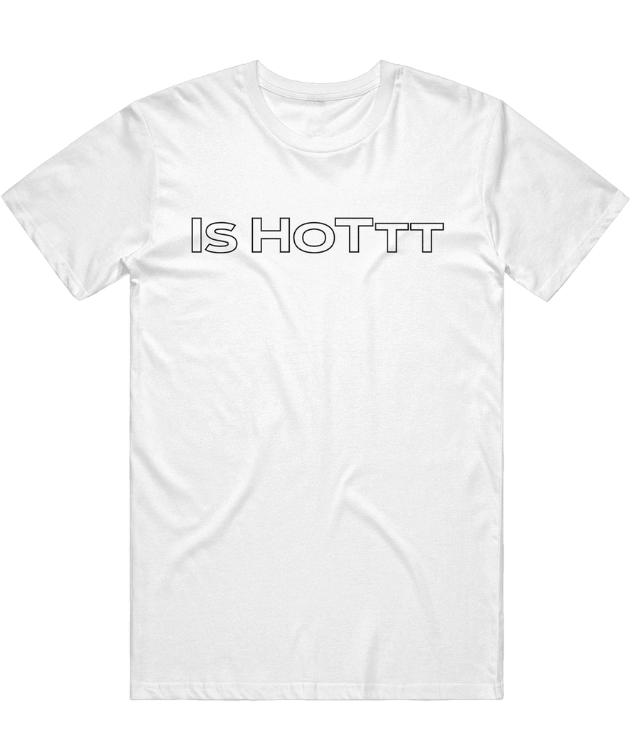 IsHoTtt Outline Tee - White - ARMA - T-Shirt