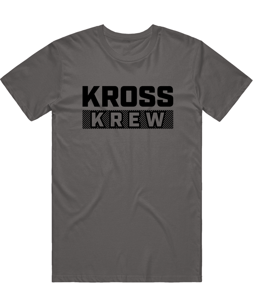 Kross Text Tee - Charcoal - ARMA - T-Shirt