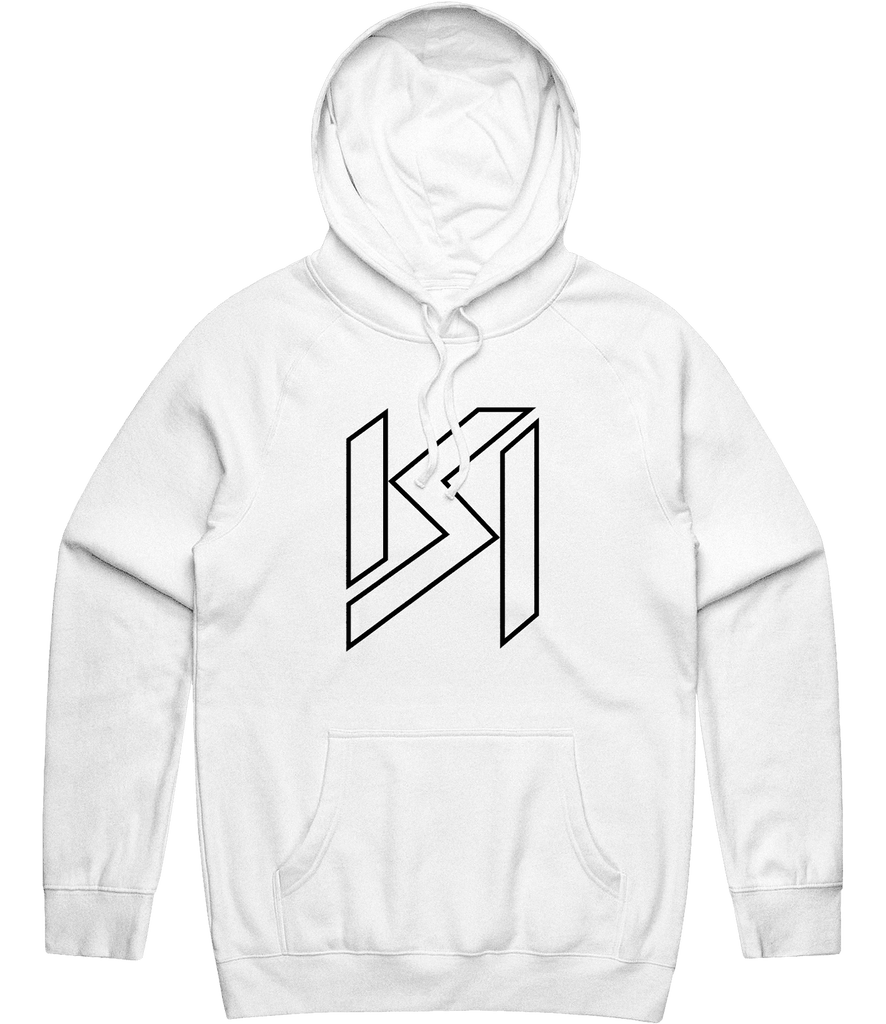 KSI Logo Hoodie - White - ARMA