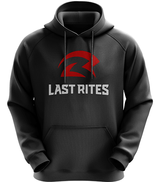Last Rites Logo Hoodie - Charcoal - ARMA - Hoodie