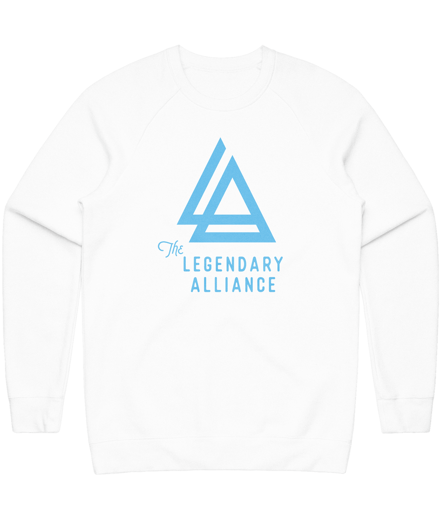 Legendary Alliance Logo Crewneck - White - ARMA - Sweater