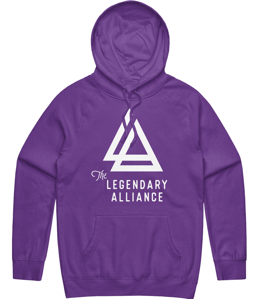 Legendary Alliance Logo Hoodie - Purple - ARMA - Hoodie