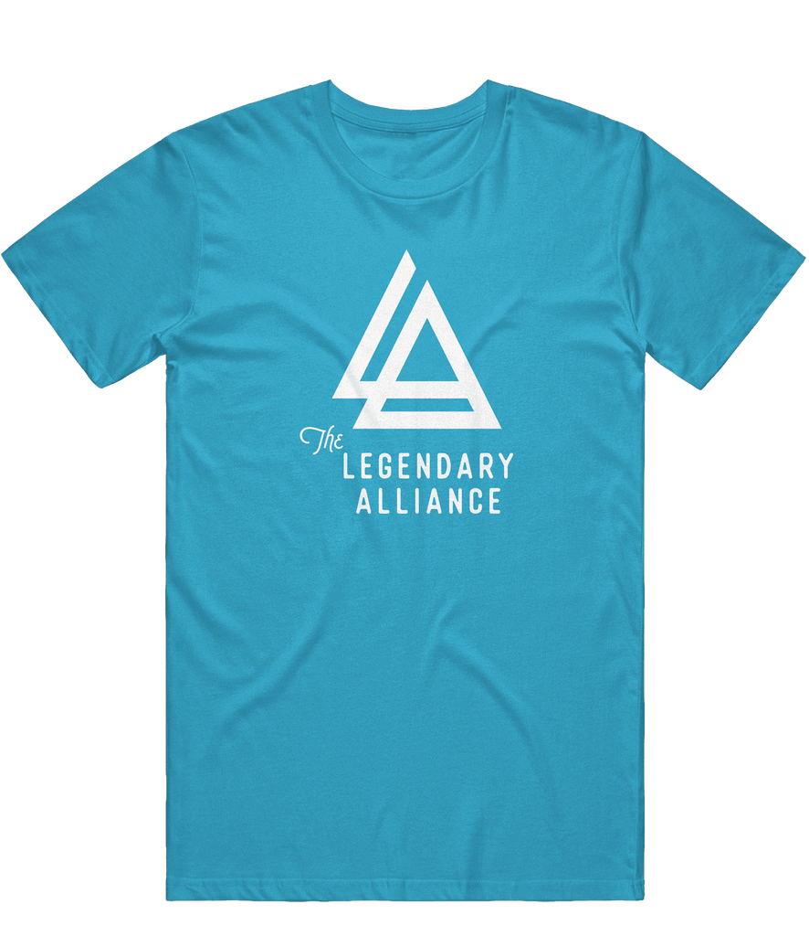 Legendary Alliance Logo Tee - Blue - ARMA - T-Shirt