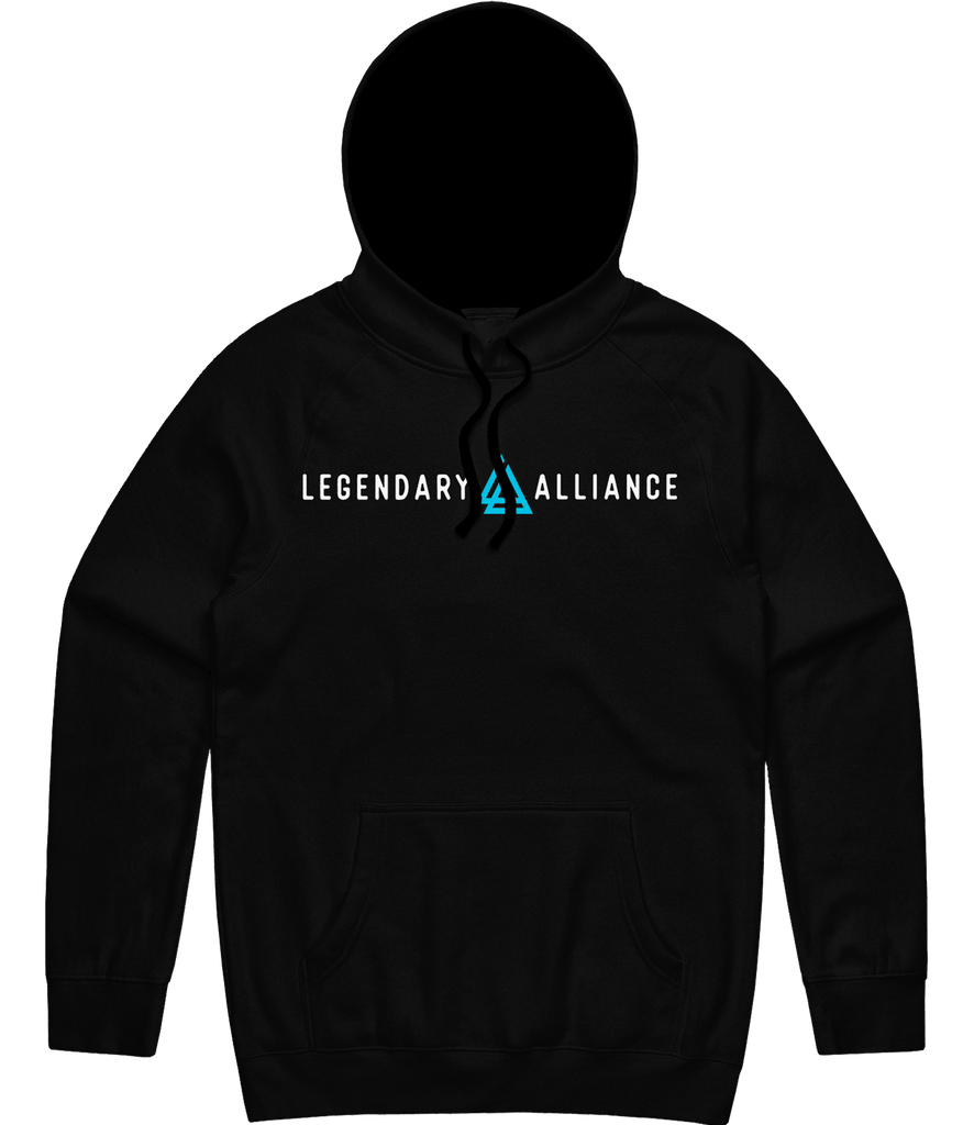 Legendary Alliance Text Hoodie - Black - ARMA