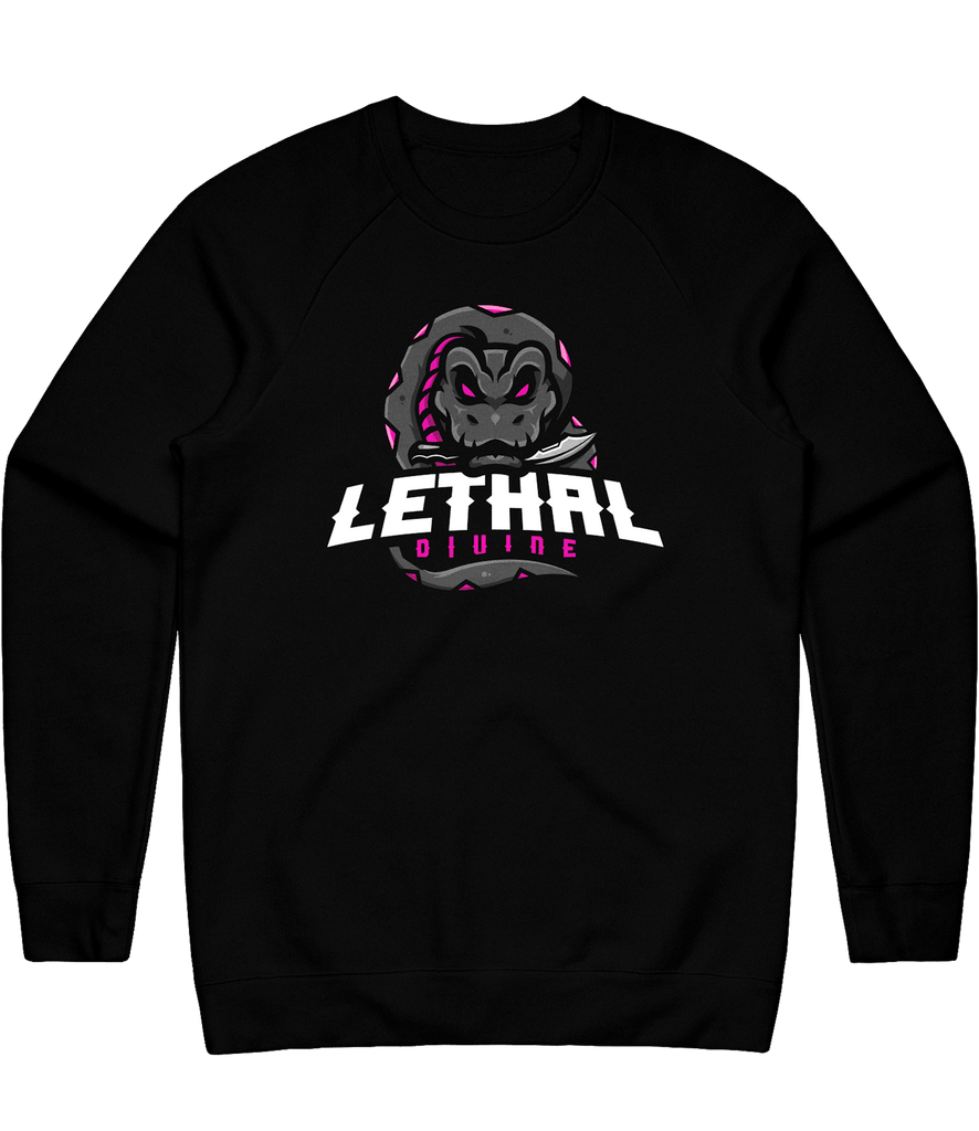 Lethal Divide Logo Crewneck - Black - ARMA