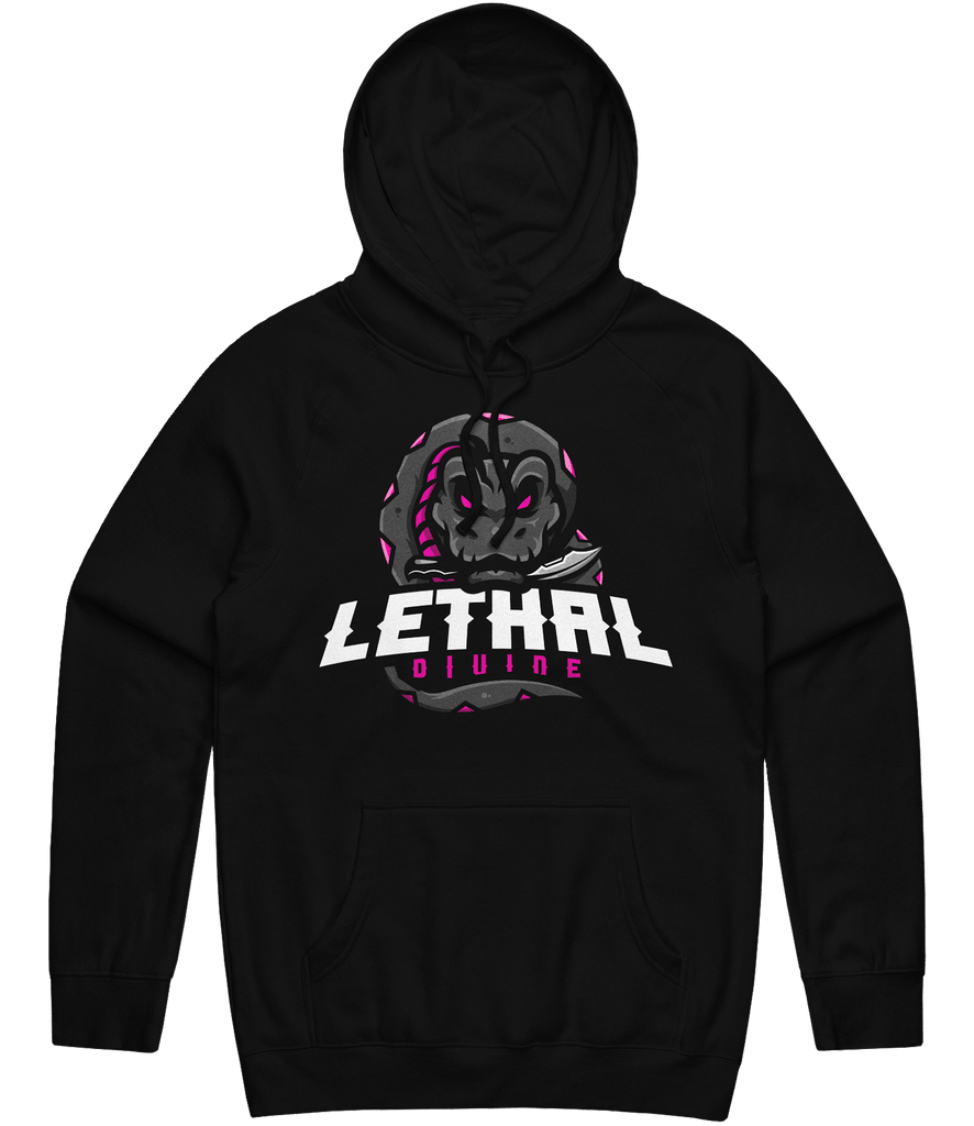 Lethal Divide Logo Hoodie - Black - ARMA
