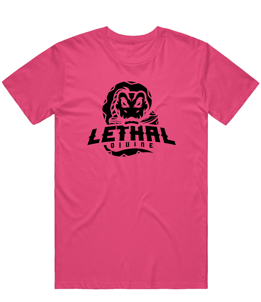 Lethal Divide Logo Tee - Pink - ARMA