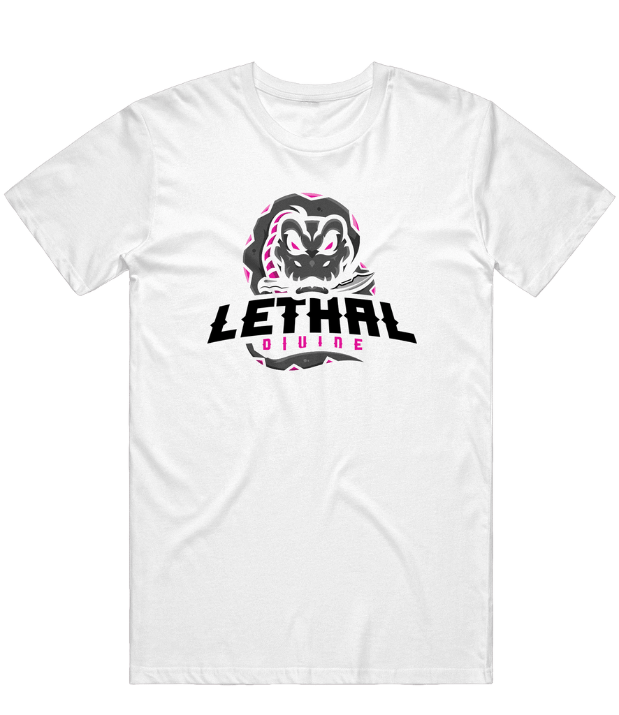 Lethal Divide Logo Tee - White - ARMA