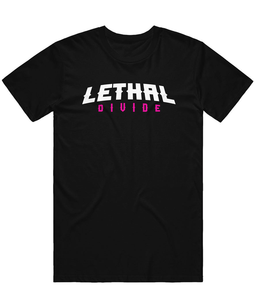 Lethal Divide Text Tee - Black - ARMA