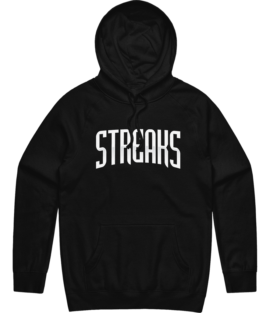 Manheim Township Streaks Text Hoodie - Black - ARMA