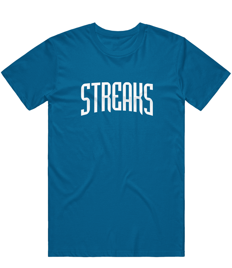 Manheim Township Streaks Text Tee - Blue - ARMA