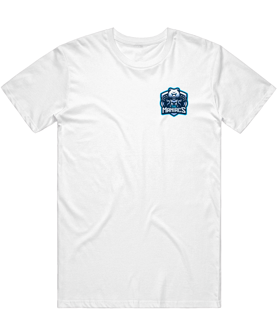 Maniacs Icon Tee - White - ARMA